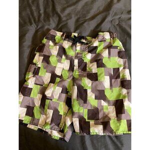 BUGLE BOY SIZE MEDIUM 10/12 SWIM TRUNKS SWIMSUIT SHORTS